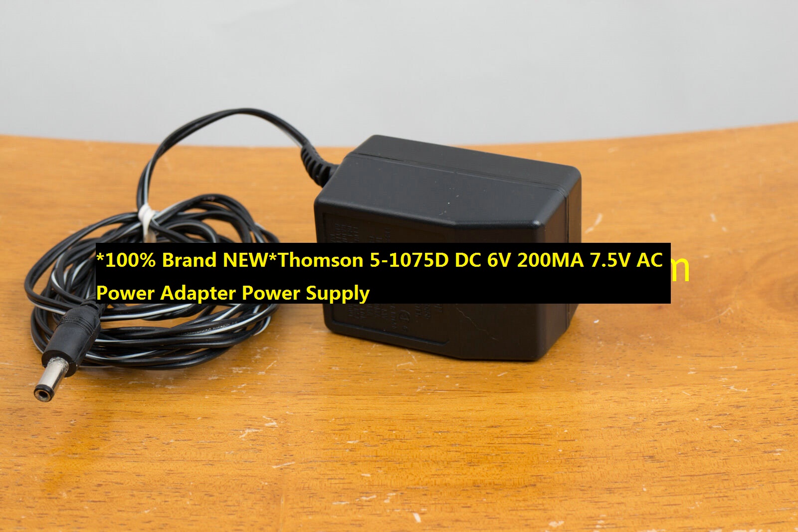 *100% Brand NEW*Thomson 5-1075D DC 6V 200MA 7.5V AC Power Adapter Power Supply
